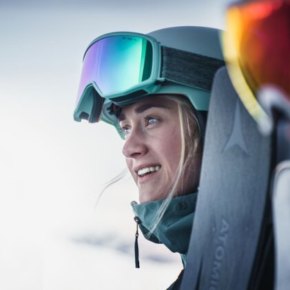 Women's reflective cheap ski goggles